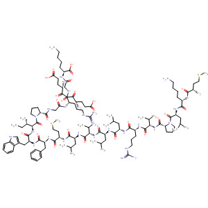 494200-88-3  L-Lysine,L-methionyl-L-lysyl-L-leucyl-L-prolyl-L-valyl-L-arginyl-L-leucyl-L-leucyl-L-valyl-L-leucyl-L-methionyl-L-phenylalanyl-L-tryptophyl-L-isoleucyl-L-prolylglycyl-L-a-glutamyl-L-a-glutamyl-L-arginylglycyl-