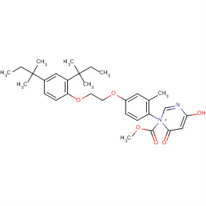 494205-73-1  3-Pyridazinecarboxylic acid,1-[4-[2-[2,4-bis(1,1-dimethylpropyl)phenoxy]ethoxy]-2-methylphenyl]-1,6-dihydro-4-hydroxy-6-oxo-, methyl ester