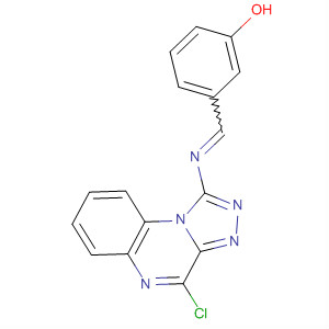494206-20-1  Phenol, 3-[[(4-chloro[1,2,4]triazolo[4,3-a]quinoxalin-1-yl)imino]methyl]-