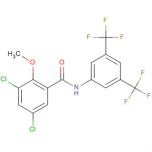 494207-01-1  Benzamide, N-[3,5-bis(trifluoromethyl)phenyl]-3,5-dichloro-2-methoxy-