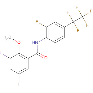 494207-10-2  Benzamide,N-[2-fluoro-4-(pentafluoroethyl)phenyl]-3,5-diiodo-2-methoxy-