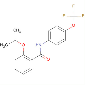 494207-20-4  Benzamide, 2-(1-methylethoxy)-N-[4-(trifluoromethoxy)phenyl]-