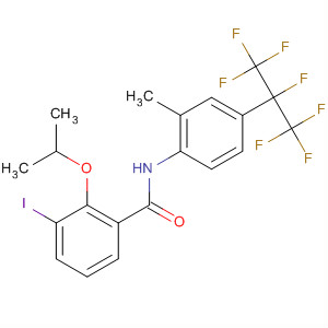 494207-34-0  Benzamide,3-iodo-2-(1-methylethoxy)-N-[2-methyl-4-[1,2,2,2-tetrafluoro-1-(trifluoromethyl)ethyl]phenyl]-