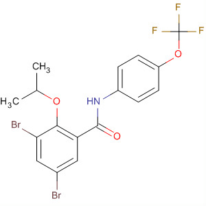 494207-37-3  Benzamide,3,5-dibromo-2-(1-methylethoxy)-N-[4-(trifluoromethoxy)phenyl]-
