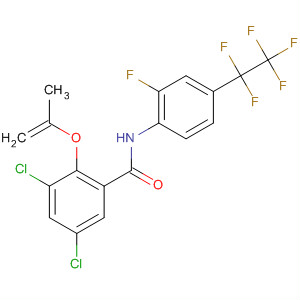 494207-52-2  Benzamide,3,5-dichloro-N-[2-fluoro-4-(pentafluoroethyl)phenyl]-2-(2-propenyloxy)-