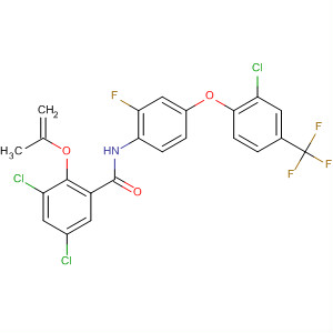494207-55-5  Benzamide,3,5-dichloro-N-[4-[2-chloro-4-(trifluoromethyl)phenoxy]-2-fluorophenyl]-2-(2-propenyloxy)-