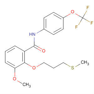 494207-91-9  Benzamide,3-methoxy-2-[3-(methylthio)propoxy]-N-[4-(trifluoromethoxy)phenyl]-
