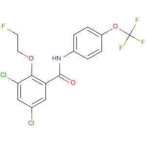494207-97-5  Benzamide,3,5-dichloro-2-(2-fluoroethoxy)-N-[4-(trifluoromethoxy)phenyl]-