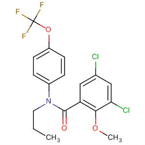 494208-07-0  Benzamide,3,5-dichloro-2-methoxy-N-propyl-N-[4-(trifluoromethoxy)phenyl]-