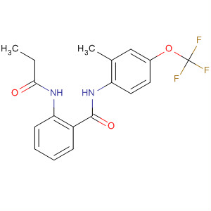494208-27-4  Benzamide,N-[2-methyl-4-(trifluoromethoxy)phenyl]-2-[(1-oxopropyl)amino]-
