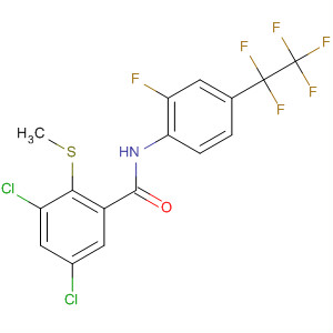 494208-48-9  Benzamide,3,5-dichloro-N-[2-fluoro-4-(pentafluoroethyl)phenyl]-2-(methylthio)-