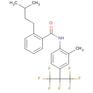 494208-66-1  Benzamide,2-(3-methylbutyl)-N-[2-methyl-4-[1,2,2,2-tetrafluoro-1-(trifluoromethyl)ethyl]phenyl]-