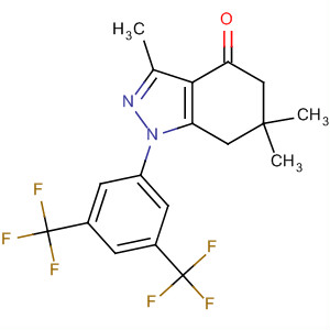 494209-47-1  4H-Indazol-4-one,1-[3,5-bis(trifluoromethyl)phenyl]-1,5,6,7-tetrahydro-3,6,6-trimethyl-