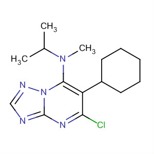 494215-41-7  [1,2,4]Triazolo[1,5-a]pyrimidin-7-amine,5-chloro-6-cyclohexyl-N-methyl-N-(1-methylethyl)-