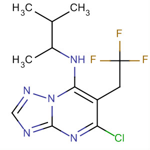 494215-73-5  [1,2,4]Triazolo[1,5-a]pyrimidin-7-amine,5-chloro-N-(1,2-dimethylpropyl)-6-(2,2,2-trifluoroethyl)-