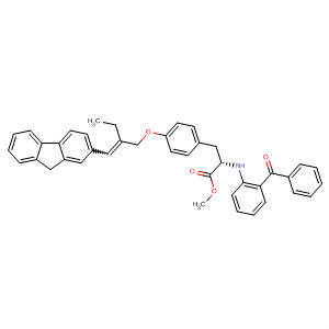 494220-37-0  L-Tyrosine, N-(2-benzoylphenyl)-O-[2-(9H-fluoren-2-ylmethylene)butyl]-,methyl ester
