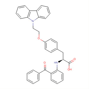 494221-16-8  L-Tyrosine, N-(2-benzoylphenyl)-O-[2-(9H-carbazol-9-yl)ethyl]-
