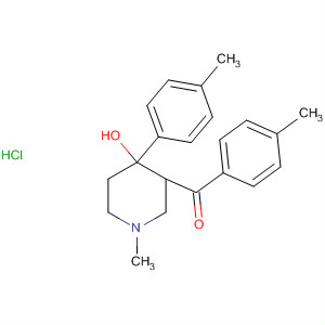 494221-38-4  Methanone,[4-hydroxy-1-methyl-4-(4-methylphenyl)-3-piperidinyl](4-methylphenyl)-,hydrochloride