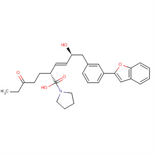 494222-04-7  1-Pyrrolidineheptanoic acid,2-[(1E,3S)-4-[3-(2-benzofuranyl)phenyl]-3-hydroxy-1-butenyl]-5-oxo-,(2R)-