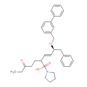 494223-19-7  1-Pyrrolidineheptanoic acid,2-[(1E,3S)-3-hydroxy-4-phenyl-1-butenyl]-5-oxo-,[1,1'-biphenyl]-3-ylmethyl ester, (2R)-