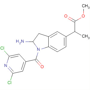 494228-02-3  1H-Indole-5-propanoic acid,a-amino-1-[(2,6-dichloro-4-pyridinyl)carbonyl]-2,3-dihydro-, methyl ester