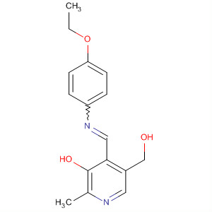 4943-90-2  3-Pyridinemethanol,4-[[(4-ethoxyphenyl)imino]methyl]-5-hydroxy-6-methyl-