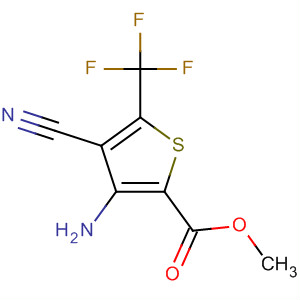 494745-10-7  2-Thiophenecarboxylic acid, 3-amino-4-cyano-5-(trifluoromethyl)-,methyl ester