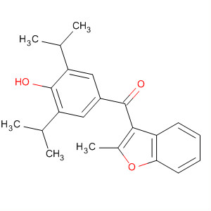 494745-20-9  Methanone,[4-hydroxy-3,5-bis(1-methylethyl)phenyl](2-methyl-3-benzofuranyl)-