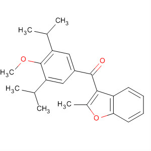 494745-24-3  Methanone,[4-methoxy-3,5-bis(1-methylethyl)phenyl](2-methyl-3-benzofuranyl)-
