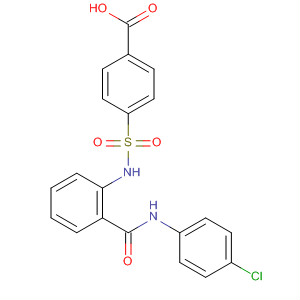 494751-45-0  Benzoic acid,4-[[[2-[[(4-chlorophenyl)amino]carbonyl]phenyl]amino]sulfonyl]-