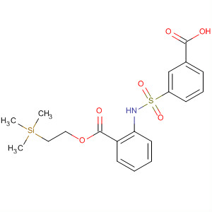 494751-67-6  Benzoesäure, 2-[[(3-carboxyphenyl)sulfonyl]amino]-,1-[2-(trimethylsilyl)ethyl]ester