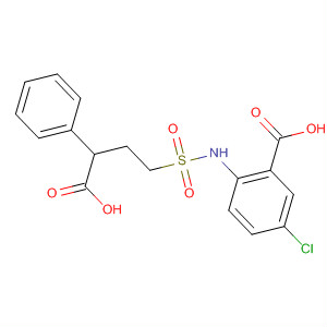 494751-96-1  Benzenebutanoic acid, 4-[[(2-carboxy-4-chlorophenyl)amino]sulfonyl]-