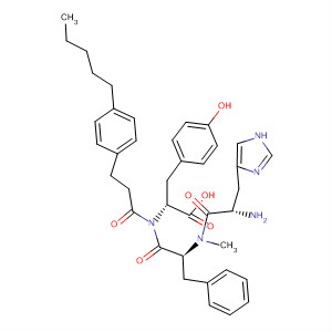 494756-09-1  L-Tyrosine,N-[1-oxo-3-(4-pentylphenyl)propyl]-D-histidyl-N-methyl-L-phenylalanyl-