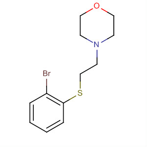 494772-53-1  Morpholine, 4-[2-[(2-bromophenyl)thio]ethyl]-