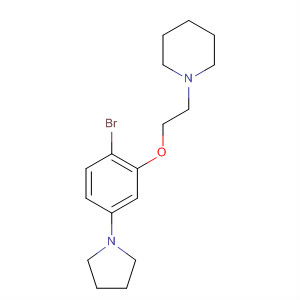 494773-47-6  Piperidine, 1-[2-[2-bromo-5-(1-pyrrolidinyl)phenoxy]ethyl]-