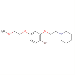 494773-56-7  Piperidine, 1-[2-[2-bromo-5-(2-methoxyethoxy)phenoxy]ethyl]-