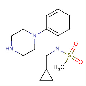 494783-46-9  Methanesulfonamide,N-(cyclopropylmethyl)-N-[2-(1-piperazinyl)phenyl]-