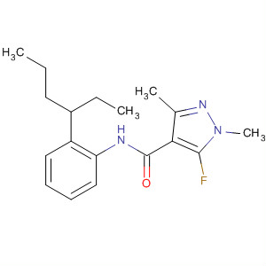 494793-76-9  1H-Pyrazole-4-carboxamide,N-[2-(1-ethylbutyl)phenyl]-5-fluoro-1,3-dimethyl-