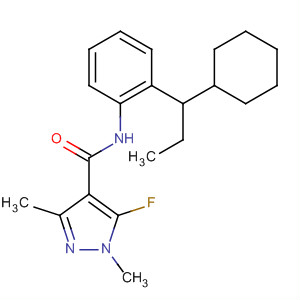 494793-77-0  1H-Pyrazole-4-carboxamide,N-[2-(1-cyclohexylpropyl)phenyl]-5-fluoro-1,3-dimethyl-