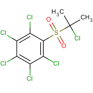 494794-61-5  Benzene, pentachloro[(1-chloro-1-methylethyl)sulfonyl]-