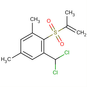 494794-69-3  Benzene, 1-(dichloromethyl)-3,5-dimethyl-2-[(1-methylethenyl)sulfonyl]-