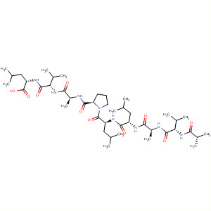 494804-78-3  L-Leucine, L-alanyl-L-valyl-L-alanyl-L-leucyl-L-leucyl-L-prolyl-L-alanyl-L-valyl-