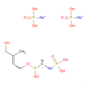 494824-75-8  Phosphonic acid,[[hydroxy[(4-hydroxy-3-methyl-2-butenyl)oxy]phosphinyl]methyl]-,trisodium salt
