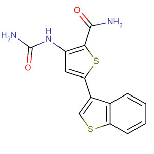 494833-74-8  2-Thiophenecarboxamide,3-[(aminocarbonyl)amino]-5-benzo[b]thien-3-yl-