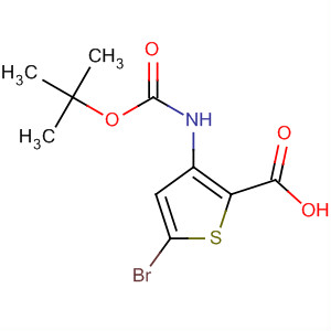 494833-77-1  2-Thiophenecarboxylic acid,5-bromo-3-[[(1,1-dimethylethoxy)carbonyl]amino]-