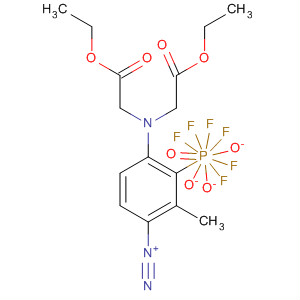 494835-94-8  Benzenediazonium, 4-[bis(2-ethoxy-2-oxoethyl)amino]-2-methyl-,hexafluorophosphate(1-)