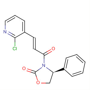 494841-70-2  2-Oxazolidinone,3-[(2E)-3-(2-chloro-3-pyridinyl)-1-oxo-2-propenyl]-4-phenyl-, (4S)-