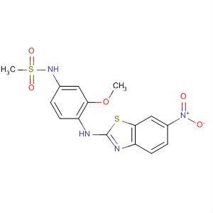 494852-82-3  Methanesulfonamide,N-[3-methoxy-4-[(6-nitro-2-benzothiazolyl)amino]phenyl]-