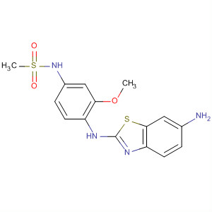 494852-90-3  Methanesulfonamide,N-[4-[(6-amino-2-benzothiazolyl)amino]-3-methoxyphenyl]-