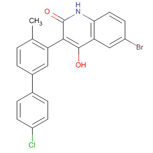 494859-29-9  2(1H)-Quinolinone,6-bromo-3-(4'-chloro-4-methyl[1,1'-biphenyl]-3-yl)-4-hydroxy-